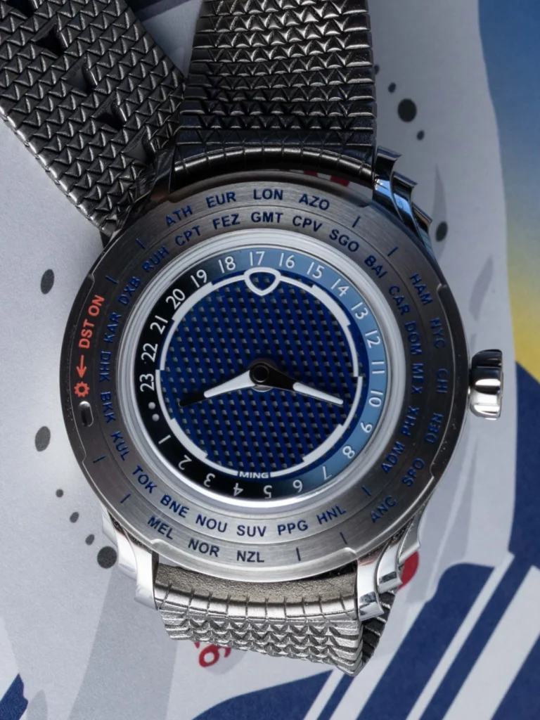 MING 57.05 Comet Worldtimer Refines Global Timekeeping with Patent-Pending DST Solution