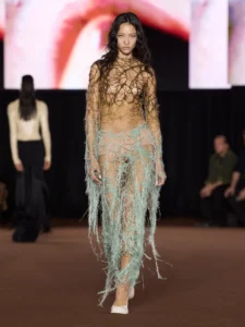 Mugler Closes Out Its Trilogy with Cheeky Designs and a High-Concept Runway Show