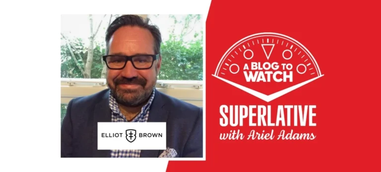 The SUPERLATIVE Podcast: Guy Allen On Elliot Brown Watches And The Independent Watch Revolution